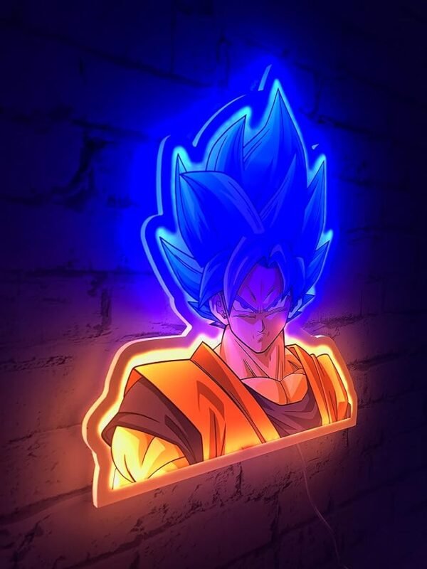 Lampe murale dragon ball vue de cote gauche